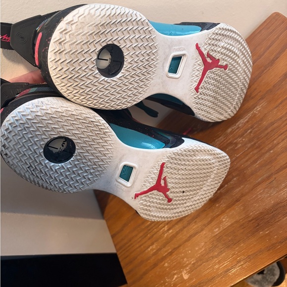 Nike Air Jordan 36 Low Black Multi Color Basketball Shoes Mens Size 13 - Picture 13 of 15